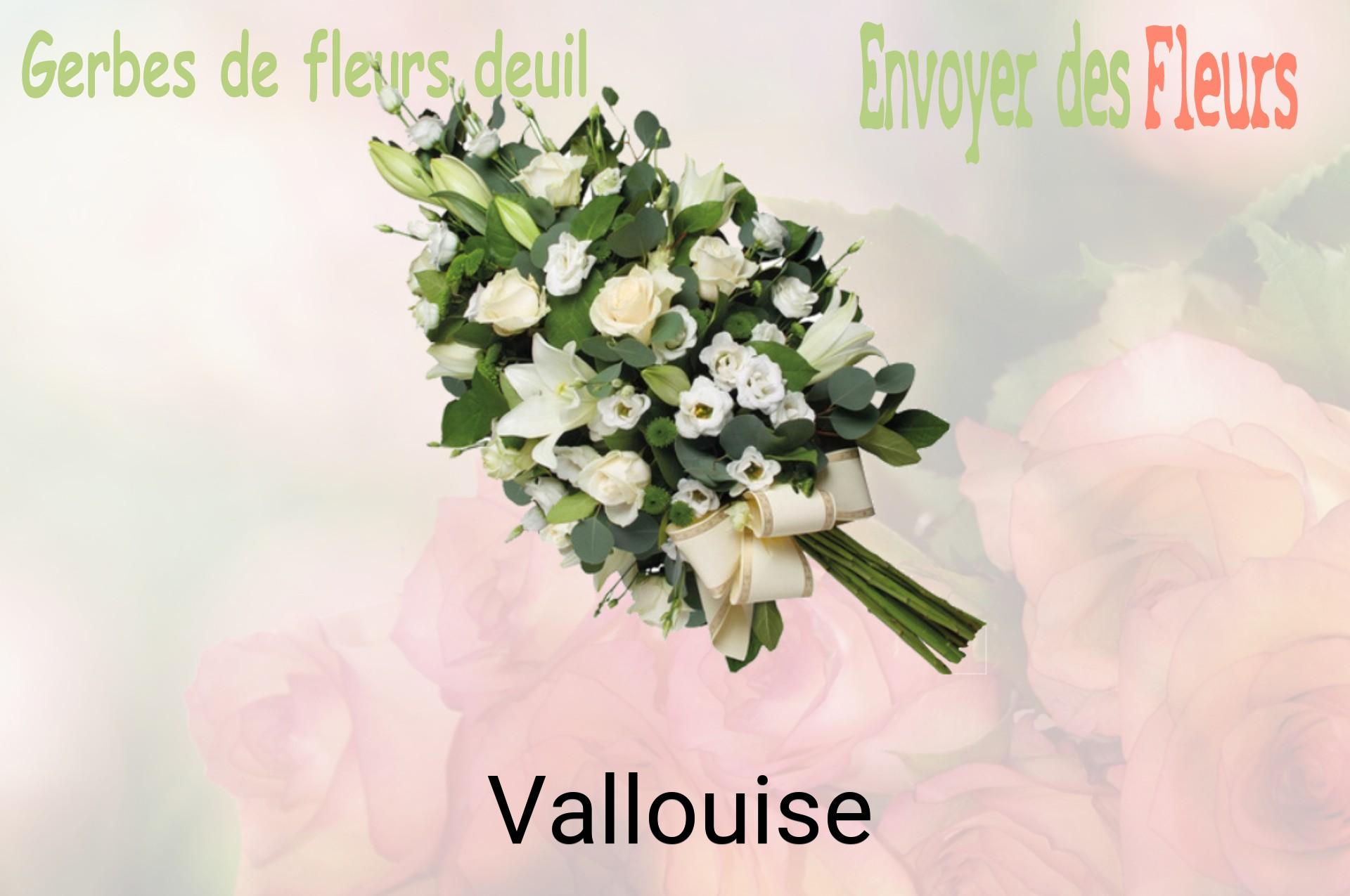 Gerbe de fleurs de deuil livrée à Vallouise